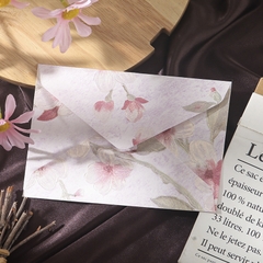 SET 5 BAO THƯ HOẠ TIẾT NỔI GẤM HOA PHONG CÁCH RETRO T.CRAFT HOUSE