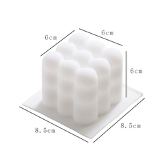 KHUÔN SILICON LOẠI 1 CAO CẤP LÀM SÁP THƠM, RESIN,THẠCH CAO, XÀ PHÒNG HÌNH RUBIK T.CRAFT HOUSE
