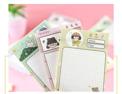 GIẤY NHỚ CHỦ ĐỀ "CÔ BÉ ĐÁNG YÊU" ĐỦ MÀU SẮC VÀ KIỂU DÁNG T-CRAFT