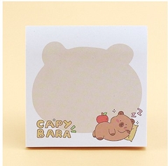 GIẤY NHỚ/ GIẤY GHI CHÚ CHỦ ĐỀ CAPYBARA SIÊU YÊU T.CRAFT HOUSE