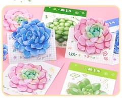 COMBO 4 SET GIẤY NHỚ HÌNH HOA XINH XẮN PHONG CÁCH RETRO T.CRAFT HOUSE