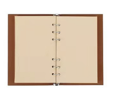 SỔ TAY DA HOẠ TIẾT LÁ PHONG CHÌM PHONG CÁCH VINTAGE T.CRAFT HOUSE