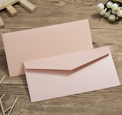 SET 5 BAO THƯ ÁNH KIM 100GSM KÍCH THƯỚC 22x11cm NHIỀU MÀU SẮC T.CRAFT HOUSE