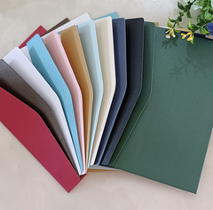 SET 5 BAO THƯ ÁNH KIM 130GSM KÍCH THƯỚC 137x197mm NHIỀU MÀU SẮC T.CRAFT HOUSE