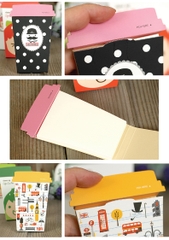 GIẤY NOTE HÌNH LY COFFEE CUP NEMO BÉ DÂU XINH XẺO ĐÁNG YÊU T-CRAFT
