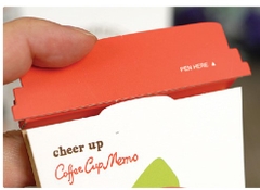GIẤY NOTE HÌNH LY COFFEE CUP NEMO BÉ DÂU XINH XẺO ĐÁNG YÊU T-CRAFT