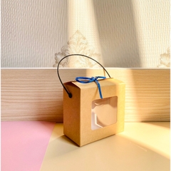 HỘP ĐỰNG QUÀ TẶNG MẶT MICA GIẤY KRAFT PHONG CÁCH CỔ ĐIỂN T.CRAFT HOUSE