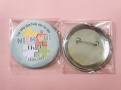 HUY HIỆU IN HÌNH 58MM THEO YÊU CẦU BÙNG NỔ CẢM XÚC VÀ ĐẦY Ý NGHĨA T.CRAFT HOUSE