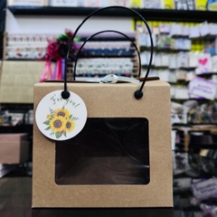 HỘP ĐỰNG QUÀ TẶNG MẶT MICA GIẤY KRAFT PHONG CÁCH CỔ ĐIỂN T.CRAFT HOUSE