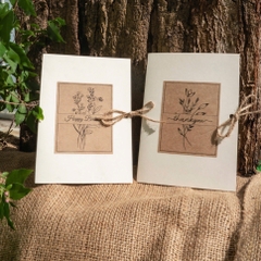 THIỆP HANDMADE NHÀ LÀM NHIỀU CHỦ ĐỀ ĐI KÈM THÔNG ĐIỆP Ý NGHĨA T.CRAFT HOUSE (KHÔNG KÈM BAO THƯ)