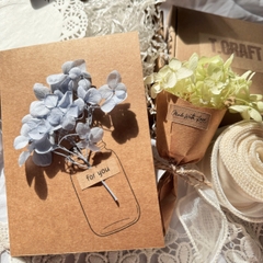 THIỆP HANDMADE FOR YOU HOA KHÔ NHIỀU MÀU T.CRAFT HOUSE (KHÔNG KÈM BAO THƯ)