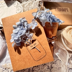 THIỆP HANDMADE FOR YOU HOA KHÔ NHIỀU MÀU T.CRAFT HOUSE (KHÔNG KÈM BAO THƯ)