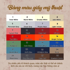 GIẤY MỸ THUẬT VÂN VẢI BỐ CHÌM DÀY 118gsm SIÊU ĐẸP LÀM THIỆP/CRAPBOOK T.CRAFT HOUSE