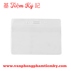 Bảng tên nhựa dẻo 6 cm x 9 cm ngang