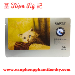 Chì màu Baoke 36 màu hộp thiếc PW1636