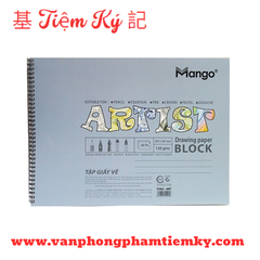 Tập vẽ A3 Mango lò xo 120 Gsm 30 PS TVA3-ART