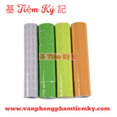 Giấy bấm giá màu