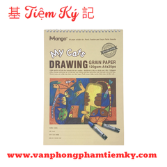 Tập vẽ A4 Mango lò xo 120 Gsm 25 PS