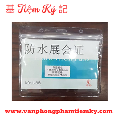 Bảng tên nhựa xịn 7,5 cm x 10,5 cm ngang 208