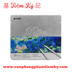Chì màu Marco 24 màu Raffine hộp thiếc