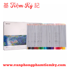 Chì màu Marco 36 màu Raffine hộp thiếc
