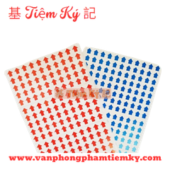 Giấy decal mũi tên chữ nhật Xấp (10 Tờ)