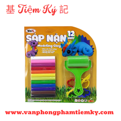 Sáp nặn 10 màu WinQ D-12 có đồ lăn