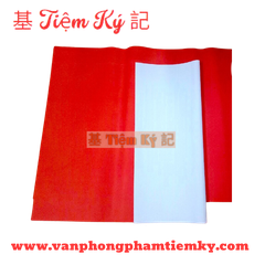 Giấy hồng đơn đỏ mỏng A0