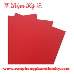 Giấy thủ công mỏng màu A1 màu đỏ