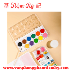Bộ màu nước 15 màu phổ thông
