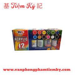 Màu acrylic bộ 12 màu WinQ AC-01