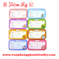 Giấy nhãn 10 (50 cái)