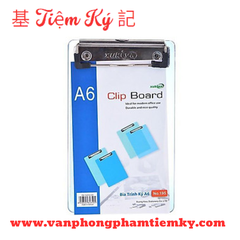 Bìa trình ký nhựa cứng A6 Xukiva