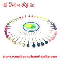 Kim gút đầu tròn màu