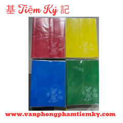 Bìa kiếng bao tập kèm giấy màu