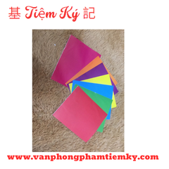 Giấy thủ công không dán xấp (đủ màu)