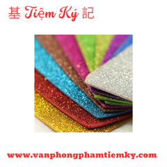 Giấy màu dạng sợi kim tuyến (Bó)