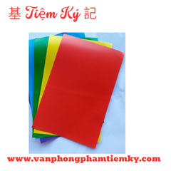 Giấy thủ công mỏng màu A1 màu đỏ