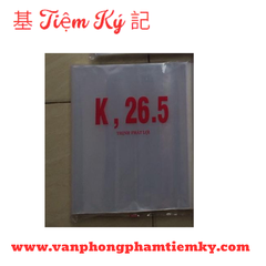 Bìa kiếng bao sách K26,5