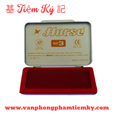 Hộp Tampon Horse xài đóng tay ( nhỏ) No.3 6,5cm x 10cm