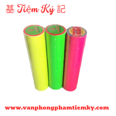 Giấy bấm giá màu