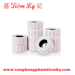 Giấy bấm giá trắng