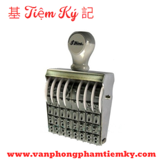 Dấu xoay 8 số cao 1,5cm N-A8 Shiny