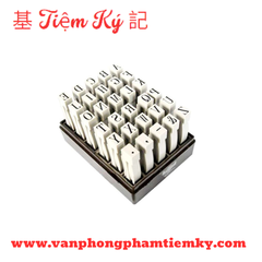 Hộp dấu ghép Toyoda Chữ No 5 3 li