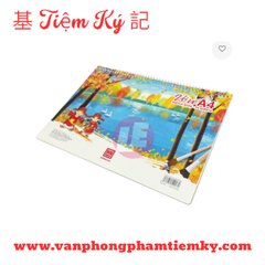 Tập vẽ A4 lò xo ngang Hồng Hà 4927 - Cuốn 20 Tờ