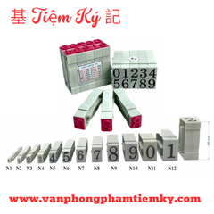 Bộ dấu ghép số N-4 12mm 10 ký tự