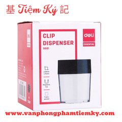 Hộp đựng kẹp giấy Deli 9881 Nam châm