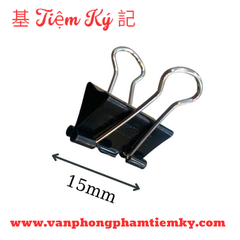 Kẹp Bướm đen 15mm Hộp (12 Cái)