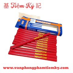 Bút chì gỗ thân đỏ thợ mộc