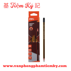 Bút chì gỗ deli 37015 không gôm